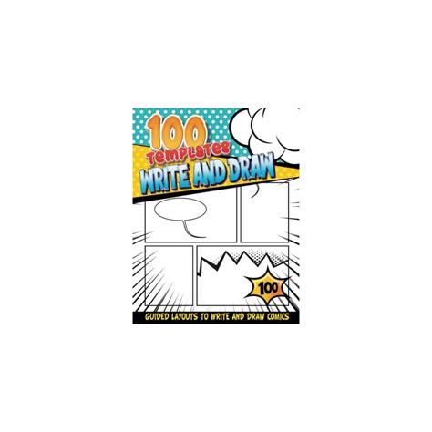 Buy Blank Comic Graphics Template: Create Comic Book For Teaching How ...