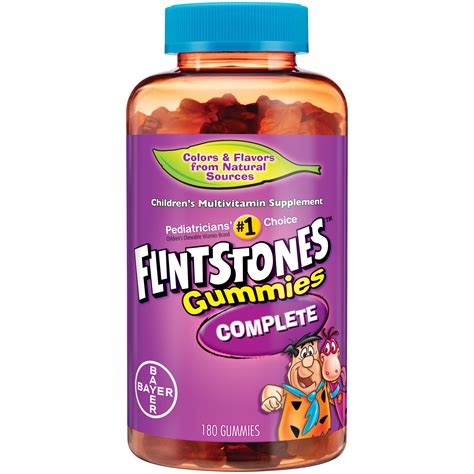 Amazon.com: Flintstones Children's Complete Multivitamin Sour Gummies ...