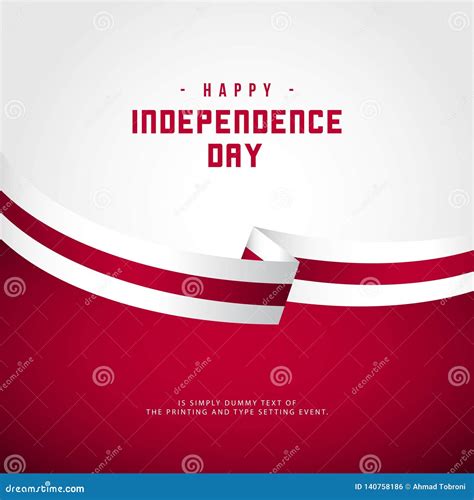Happy England Independence Day Vector Template Design Illustration ...