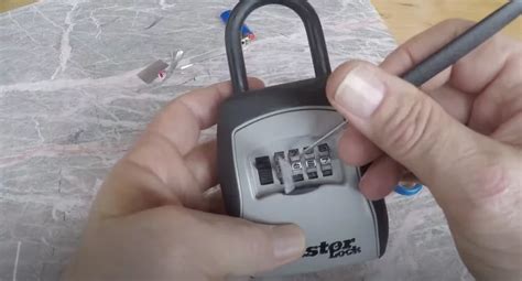 Image result for How to Reset a Lock Box without the Code Using Letters
