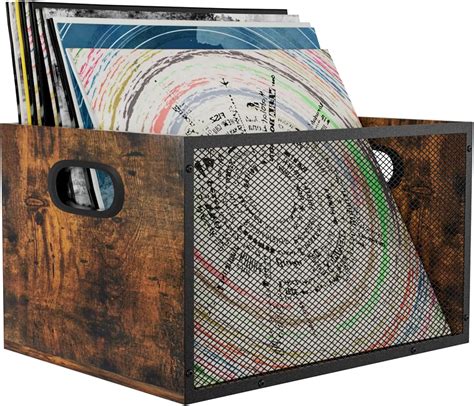 Amazon.com : walowalo Vinyl Record Storage Record Holder with Handle ...