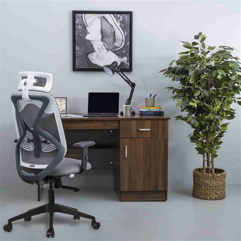 Wakefit Gravita Multi Lock Nylon Base Fabric Office Executive Chair ...