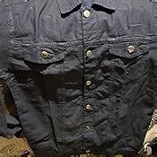 Buy KLIZEN Navy Blue Plain Denim Jacket (Large) at Amazon.in
