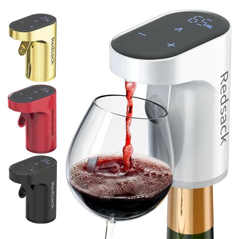 Buy REDSACK Wine Aerator – Electric Quantified Wine Pourer – Compact ...