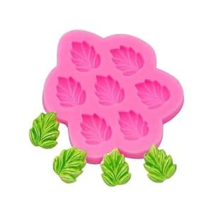 Skytail 7 Slot Leaf Silicone Fondant Mould Tree Leaf for Baking ...