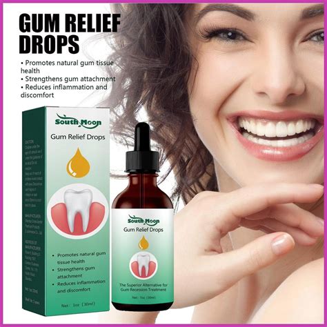 Gum repair drops to relieve periodontal blisters and care for gums oral cleaning care drops ...