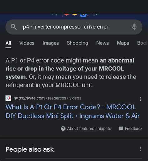 Mr. Cool Error Code F1 的图像结果