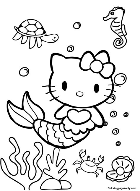 Printable Hello Kitty Birthday Coloring Pages [2025]