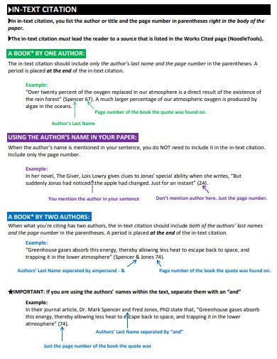 Image result for How to Do In-Text Citations