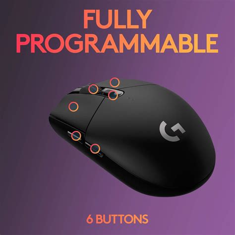 Buy Logitech G305 LIGHTSPEED Wireless Gaming Mouse, Hero 12K Sensor ...