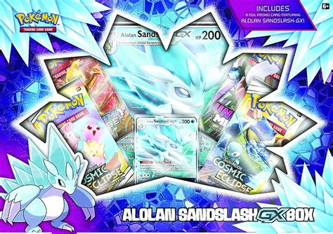 Pokemon TCG: Alolan Sandslash-GX Box : Amazon.in: Toys & Games