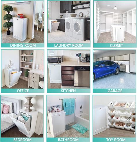 Buy Northwood Calliger Tilt Out Trash Bin Cabinet or Laundry Hamper ...