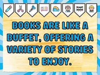BOOKS ARE LIKE A BUFFET, OFFERING A VARIETY OF STORIES TO ENJOY ...