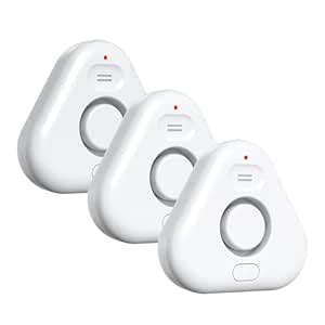 Stechro 3 Pack Upgraded WD77 Water Leak Detectors for Home, Support for ...