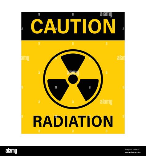 Caution nuclear radiation warning icon vector radioactive symbol atomic ...