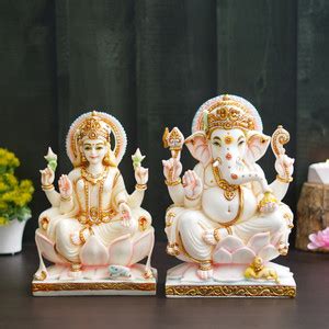 shyam antique creation 12" Laxmi Ganesh Murti Large Size Lakshmi ...