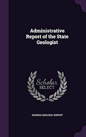 Buy Administrative Report of the State Geologist Book Online at Low ...