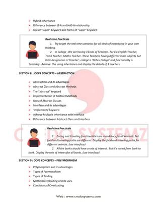 Image result for Java Course Content Template