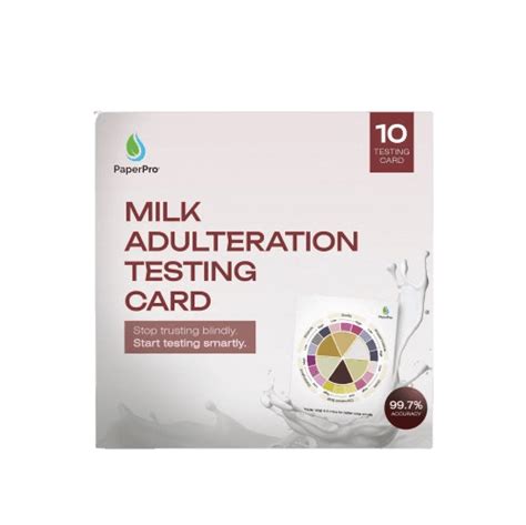 PaperPro Milk Adulteration Testing Kits