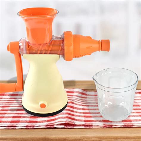 11460 Apex Manual Carrot and Fruit Juicer – Heavy-Duty (1 Pc With Glas ...