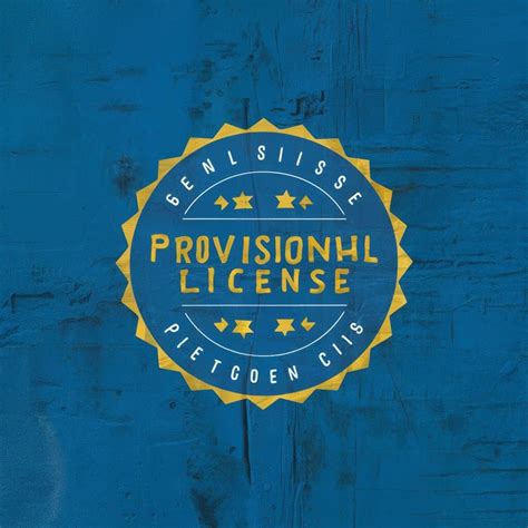 Image result for Provisional License Found