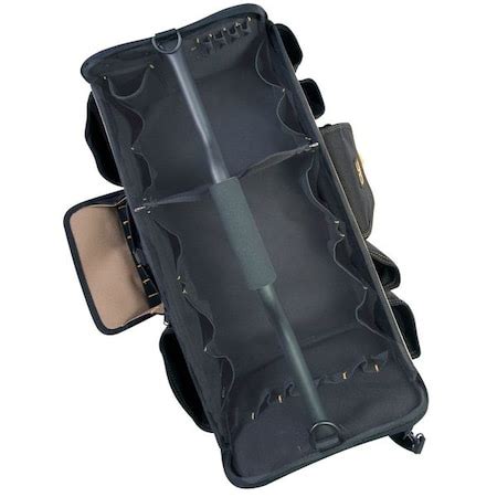 CLC Tool Tote, Polyester, 27 Pockets, Black/Tan, 11" Height (1579) | Zoro