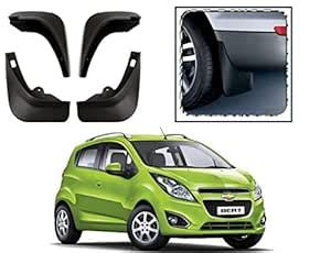 DS ENTERPRISE Plastic Mud Flaps for Chevrolet Beat All Models - Black ...