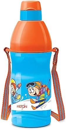 Cello Puro Kids Plastic Kids Water Bottle, 400ml, Sea Blue, Set of 1 ...
