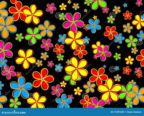 Retro Floral Wallpaper Designs