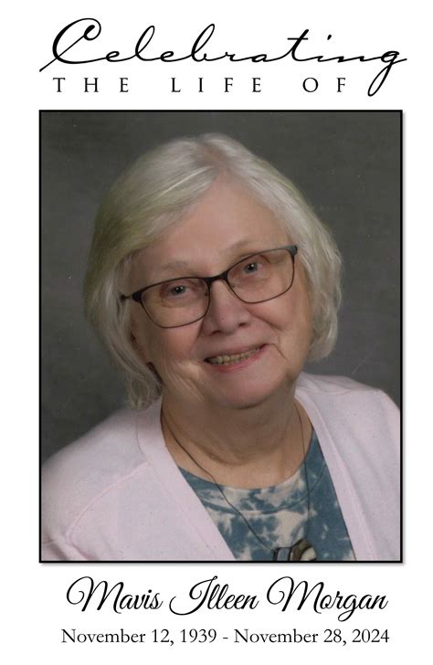 Mavis Morgan Obituary November 28, 2024 - Schoeneberger Funeral ...