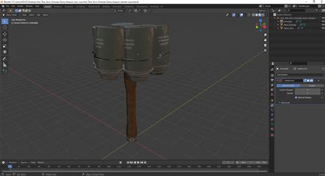 3D model Anti Tank Stick Grenade Game Weapon | 3D Molier International