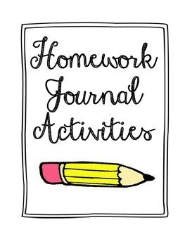 Image result for Homework Journal