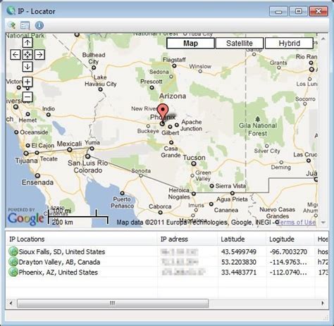 Image result for IP Address Locator Map