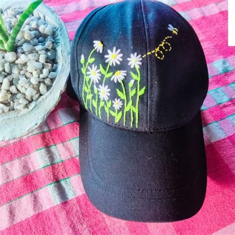 Image result for Embroidery On Caps Tutorial