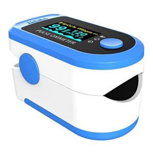 OfferTag: Smart SaverSky Blue Digital Finger Pulse Oximeter - Blood ...