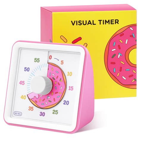 Lifelaza Visual Timer 60 Minutes Countdown Timer For Kids Adults ...
