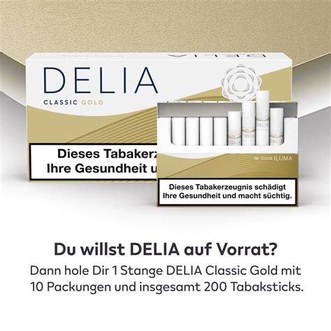 DELIA Classic Gold kaufen | Für IQOS ILUMA | IQOS DE