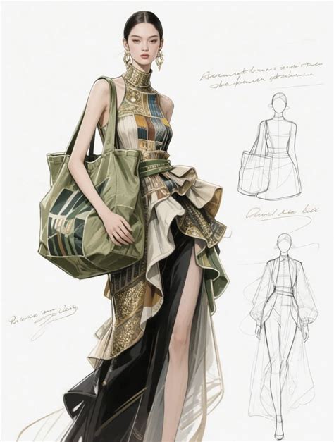 Alena on Instagram: "Fashion illustration. Collection Alexander McQueen ...
