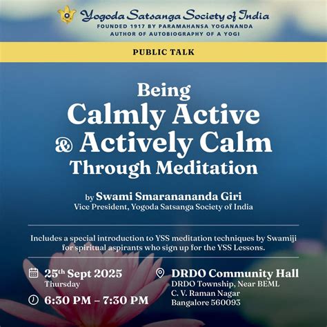 #Public #Talk - Being #Calmly #Active & #Actively #Calm Through # ...