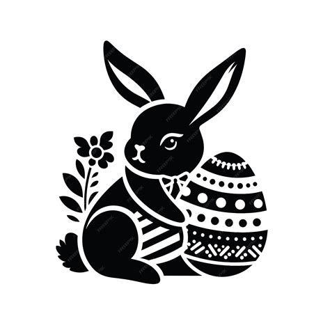 Premium Vector | Easter bunny vector silhouette