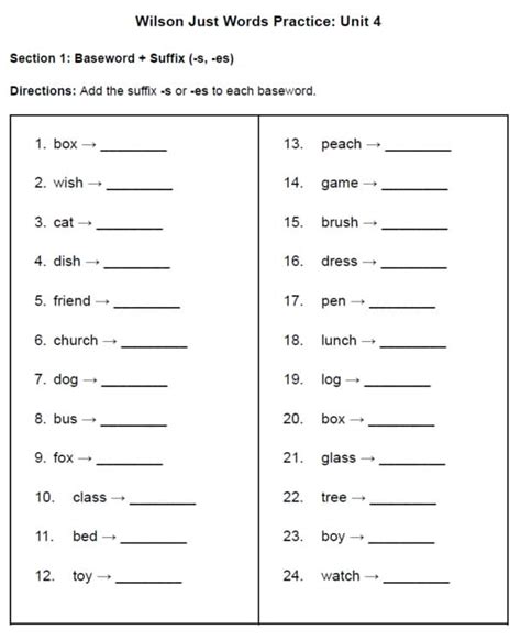 Wilson "Just Words" Phonics Practice- Units 4-6 Bundle | TPT