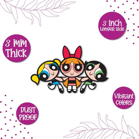Powerpuff Girls Fridge Magnet | Cartoon Network Souvenir – Bhai Please ...