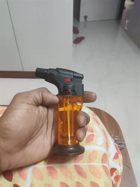 LAVI Windproof Jet Flame Gun Thrower Ultra Light Butane Gas Fire Blow ...