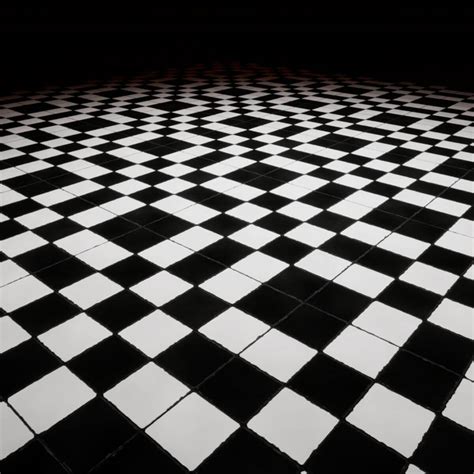 Stylized Checkered Floor Tiles Seamless Texture by Inukshuk