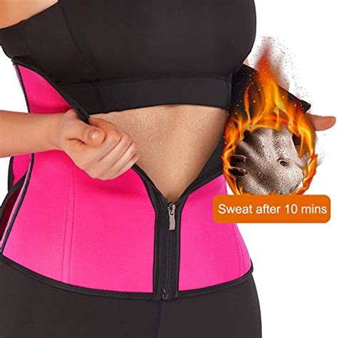 Buy Women Waist Trainer Belt Slimming Sauna Waist Trimmer Belly Band ...