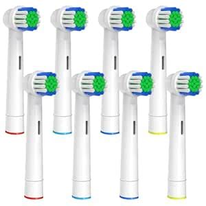 Buy MAYCREATE® 8Pcs Electric Toothbrush Replacement Heads Compatible ...