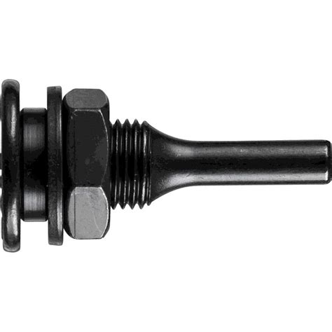 PFERD 84656 Flat Head Type Drive Arbor for 1/2, 5/8" ID Wheel Brush, 1 ...
