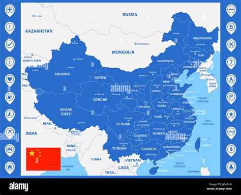 Map Of China Provinces And Cities