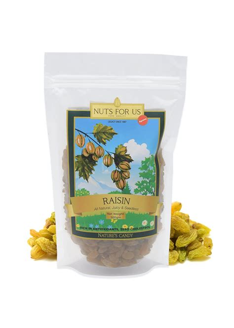 Get Raisins - 500 Grams at ₹ 365 | LBB Shop