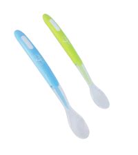 Chic Buddy Ultra Care Soft Tip And Easy Grip Silicone Baby Spoon Set ...